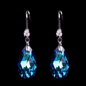 Crystal Blue Earrings